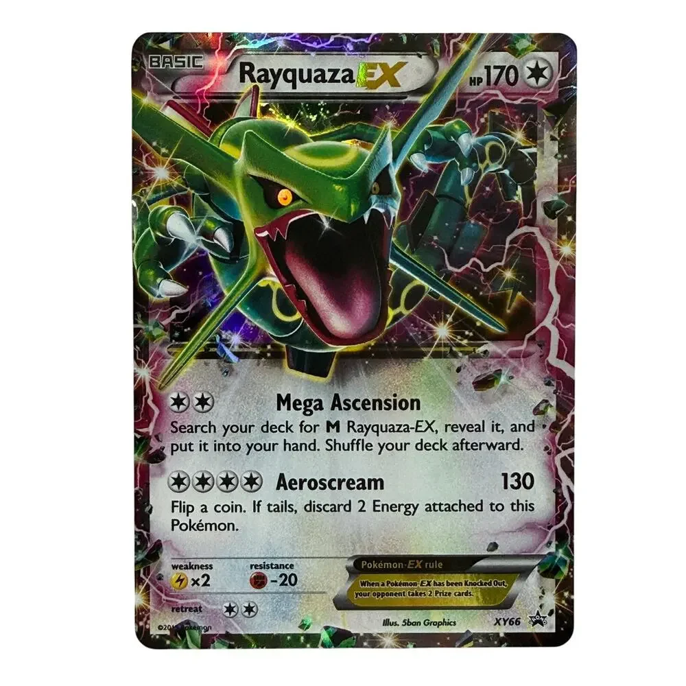Pokémon TCG Rayquaza EX XY66 Pokémon XY 2015 Black Star XY Promos LP-